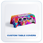 CUSTOM TABLE COVERS