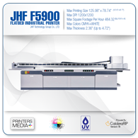 JF5900 -  FLATBED SUPER WIDED UV INDUSTRIAL PRINTER