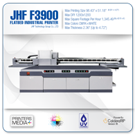 JHF F3900 - FLATBED UV INDUSTRIAL PRINTER - LARGE FORMAT