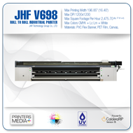 JHF V698 -  ROLL TO ROLL SUPER WIDE UV INDUSTRIAL PRINTER